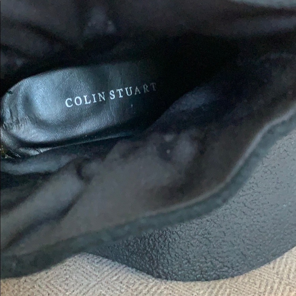 Colin Stuart Suede Ruffle Ankle Booties - Picture 8 of 8